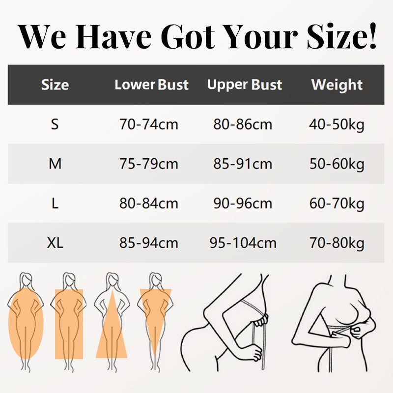 💕 MYSIG SÖMLÖS PUSH-UP BH MED FRAMKNÄPPNING FÖR DAMER