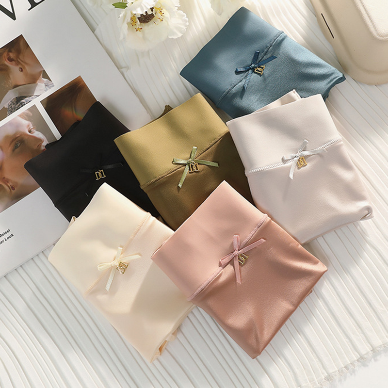 Sista dagen Köp 1 och få 6 gratis Antibakteriella Hygroskopiska Luktfria Gynekologiska Trosor i Silke