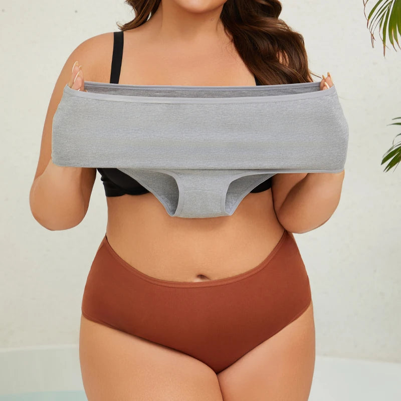 BOMULLSDAMTROSOR STORA STORLEKAR SÖMLÖST UNDERKLÄDER