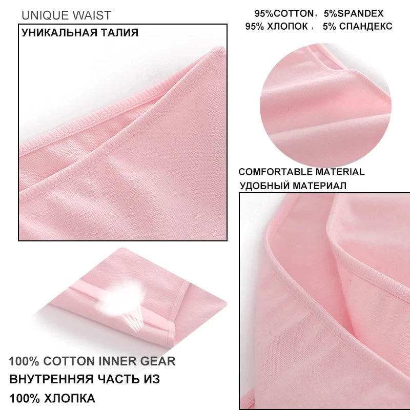 4-PACK SÖMLÖSA BOMULLSTROSOR DAM ENFÄRGADE