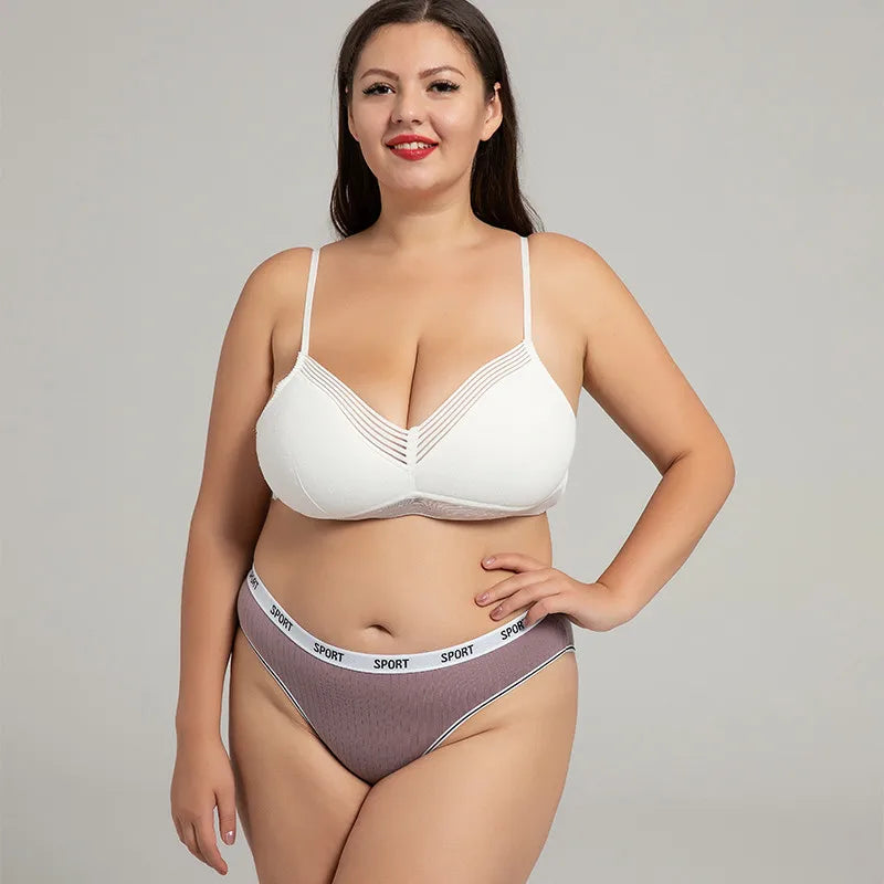 S–4XL DAMTROSOR STORA STORLEKAR BOMULL MJUK MEDELHÖG MIDJA