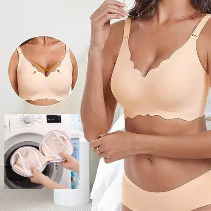 DJUP V-RINGNING PUSH-UP BH ✨ | UTAN BYGEL OCH SÖMMAR FÖR OSYNLIG KOMFORT